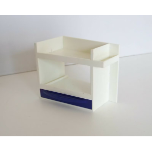 PLAYMOBIL (Q1208) CHANTIER - Meuble Support Lits Superposés Algeco Bureau 3260
