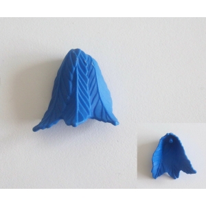 PLAYMOBIL (L8120) MOYEN-AGE - Plume Bleu Clair Pointue Triple Casque 3971 4430