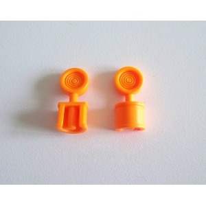 PLAYMOBIL (Q1210) CHANTIER - Lot de 2 Lumières Orange pour Chantier 3745 3777