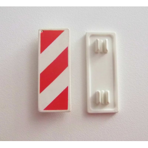 PLAYMOBIL (Q1216) CHANTIER - Lot de 2 Panneaux de Signalisation Chantier 3004