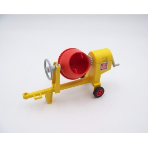 PLAYMOBIL (Q1248) CHANTIER - Bétonnière Jaune & Rouge 3759
