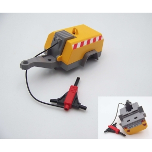 PLAYMOBIL (Q1238) CHANTIER - Remorque Compresseur Marteau Piqueur 4047 Incomplet