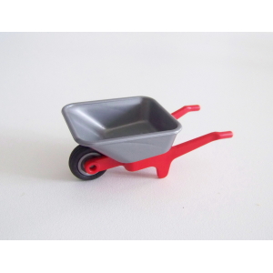 PLAYMOBIL (Q1228) CHANTIER - Brouette Rouge & Grise