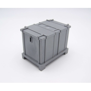 PLAYMOBIL (Q1252) CHANTIER - Container Gris Grue 3262 4080 4476