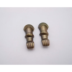 PLAYMOBIL (L8222) MOYEN-AGE - Paire d'Armures pour Bras Couleur Bronze Bord Rond