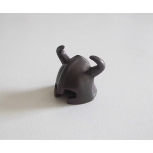 PLAYMOBIL (L8303) MOYEN-AGE - Casque de Barbare avec Cornes Gris Foncé