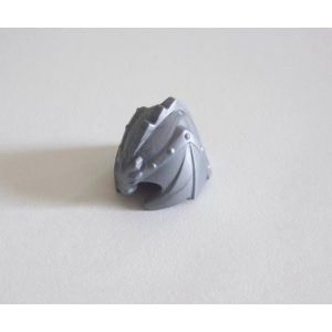 PLAYMOBIL (L8334) MOYEN-AGE - Casque de Soldat Gris Clair Ornement Dragon