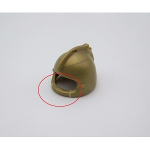 PLAYMOBIL (L8320) MOYEN-AGE - Casque de Chevalier Doré Mat (Incomplet Marques)