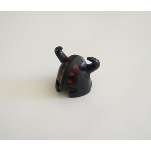 PLAYMOBIL (L8312) MOYEN-AGE - Casque de Chevalier avec Cornes Noir