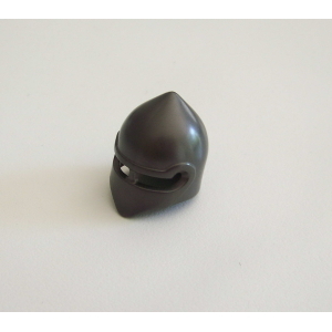PLAYMOBIL (L8308) MOYEN-AGE - Casque de Soldat Gris Foncé