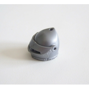 PLAYMOBIL (L8329) MOYEN-AGE - Casque de Chevalier avec Visière Gris Clair