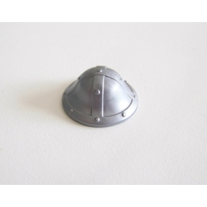 PLAYMOBIL (L8331) MOYEN-AGE - Casque de Soldat Gris Clair
