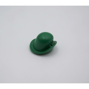 PLAYMOBIL (L8419) MOYEN-AGE - Chapeau Vert Foncé Haut Forme Bord Relevé 4542