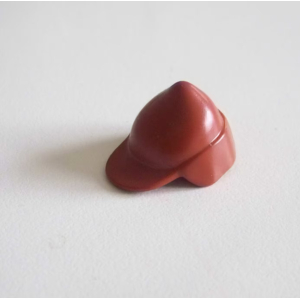 PLAYMOBIL (L8434) MOYEN-AGE - Chapeau Bonnet Marron avec Visière Chasseur 3628