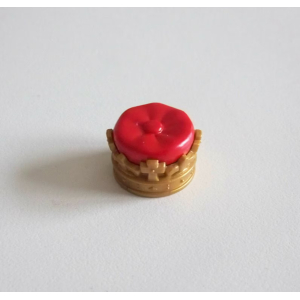 PLAYMOBIL (L8441) MOYEN-AGE - Couronne Dorée Velours Rouge Roi 3659 3837