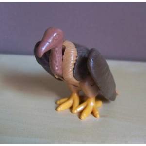 PLAYMOBIL (B8105) WESTERN - Vautour Marron Ailes Repliées