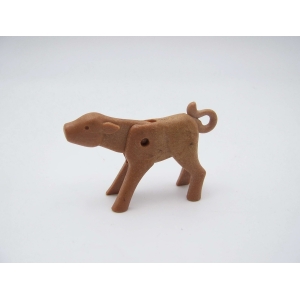 PLAYMOBIL (B81c12) WESTERN - Veau Marron Clair Vintage (marques)