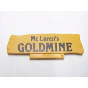 PLAYMOBIL (B5104) WESTERN MINE D'OR - Pancarte Entrée Goldmine McLarens 3802
