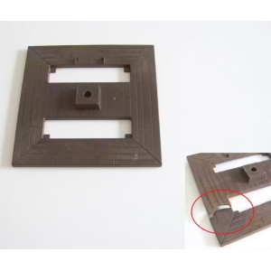 PLAYMOBIL (B54c01) WESTERN EOLIENNE - Base Marron Support 3765 Cassée