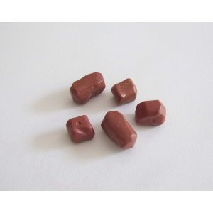 PLAYMOBIL (B5121) WESTERN MINE d'OR - Lot de 5 Petits Cailloux Marron 3802 5246