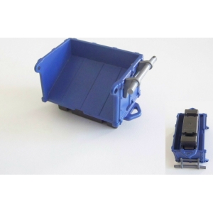 PLAYMOBIL (B5114) WESTERN MINE d'OR - Wagonnet Bleu Mclarens 3802 Incomplet