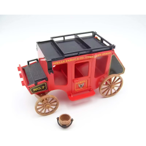 PLAYMOBIL (B751) WESTERN - Diligence Colorado & St Louis sans Attelage 3245