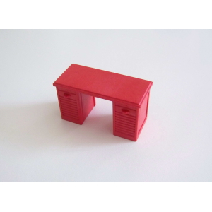 PLAYMOBIL (B42100) WESTERN - Bureau Rouge avec Caissons à Tiroirs Shérif 4398