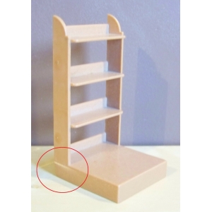 PLAYMOBIL (B42c05) WESTERN - Etagère Marron 3421 3424 3425 3426 3427 avec Défaut