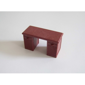 PLAYMOBIL (B42103) WESTERN - Bureau Marron Brun avec Caissons à Tiroirs