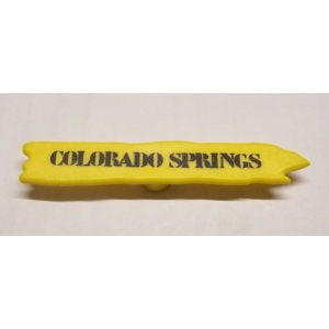 PLAYMOBIL (B4212) WESTERN - Pancarte de Signalisation "Colorado Springs"