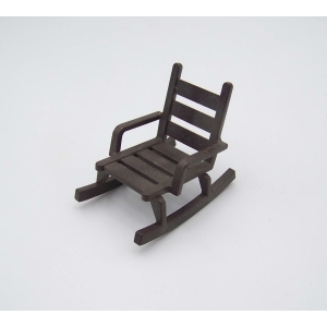 PLAYMOBIL (B4226) WESTERN - Rocking Chair Marron Foncé 3423 3427 3786 4145 6936
