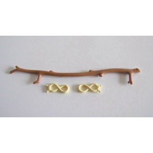 PLAYMOBIL (L1261) MOYEN-AGE - Branche &  Cordes pour Transport de Sanglier 3628