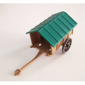 PLAYMOBIL (T4111) FERME - Charrette Berger 3412 & Paysan Moyen Age