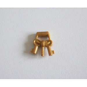 PLAYMOBIL (B4230) WESTERN - Trousseau Porte Clés Doré Shérif 3786 3841 4502