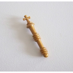 PLAYMOBIL (L1251) MOYEN-AGE - Sceptre Doré Or Roi