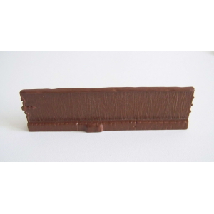 PLAYMOBIL (L1247) MOYEN-AGE - Barrière Marron Foncé Tournoi Joute Chevalier 3287