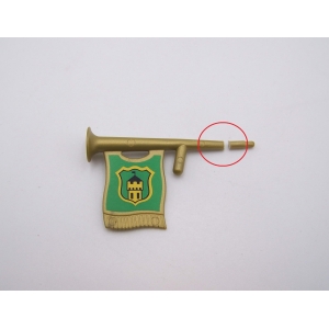 PLAYMOBIL (L1248) MOYEN-AGE - Trompette Médiévale Dorée 3652 (Cassé)