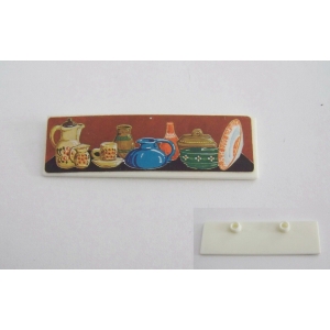 PLAYMOBIL (L1146) MOYEN-AGE - Enseigne Médiévale Etal Maison Potier Vintage 3455