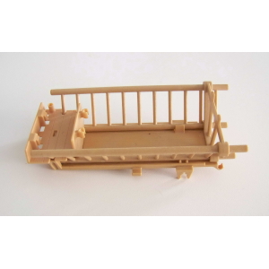 PLAYMOBIL (T4201) FERME - Corps Complet de la Charrette Paysans 3735