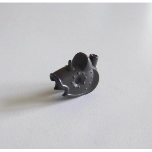 PLAYMOBIL (L5173) MOYEN-AGE - Protection Casque Gris Foncé Tête Cheval 3669 3888