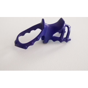 PLAYMOBIL (L5161) MOYEN-AGE - Selle Bleue Foncée avec Parure Cheval Médiéval