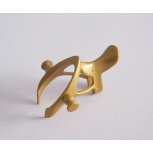PLAYMOBIL (L5118) MOYEN-AGE - Selle Dorée Avec Fixation Attelage Calèche 4258