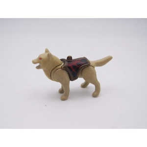 PLAYMOBIL (L5212) MOYEN-AGE - Loup Gris aux Yeux Rouges Catapulte 5001 Jauni