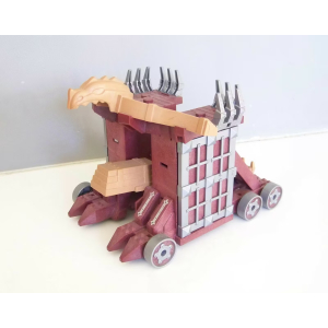 PLAYMOBIL (L2236) MOYEN-AGE - La Catapulte Géante avec Prison 4837
