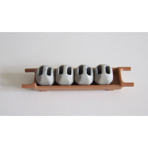 PLAYMOBIL (L2220) MOYEN-AGE - Lot de 4 Boulets Pierre & Support pour Catapulte