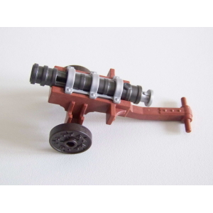 PLAYMOBIL (L2217) MOYEN-AGE - Canon à Massues Noires sur Roues 4871 4872 4874