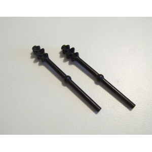 PLAYMOBIL (L2212) MOYEN-AGE - Lot de 2 Massues Noires ou Munition Canon 4870