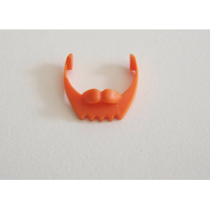 PLAYMOBIL (0711) BARBES - Barbe Rousse Clair Droite avec Moustache