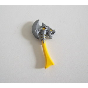 PLAYMOBIL (L2357) MOYEN-AGE - Hache Jaune & Grise 4768 5168 6003 9344