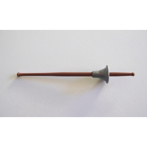 PLAYMOBIL (L2324) MOYEN-AGE - Lance de Tournoi Marron Hampe Gris Clair